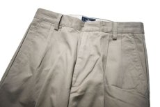 画像2: Deadstock Dockers Pleated Chino Trouser D4 Relaxed Fit #1024 Khaki (2)