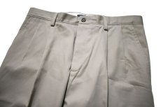 画像2: Deadstock Dockers Pleated Chino Trouser D3 Classic Fit #0004 Khaki (2)