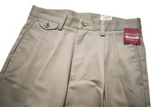 画像2: Deadstock Dockers Pleated Chino Trouser Individual Fit #8176 Khaki (2)