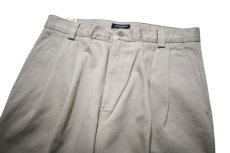 画像2: Deadstock Dockers Pleated Chino Trouser Relaxed Fit #6125 Khaki (2)