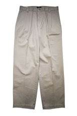 画像1: Deadstock Dockers Pleated Chino Trouser Relaxed Fit #6125 Khaki (1)