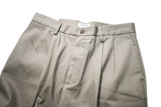 画像2: Deadstock Dockers Pleated Chino Trouser Relaxed Fit #0000 Khaki (2)