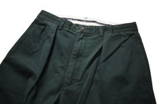 画像2: Used Polo Ralph Lauren Pleated Chino Trouser Green ラルフローレン (2)