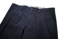 画像2: Deadstock Dockers Pleated Chino Trouser Classic Fit #0003 Navy (2)