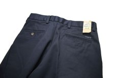 画像4: Deadstock Dockers Pleated Chino Trouser D4 Relaxed Fit #0003 Navy (4)