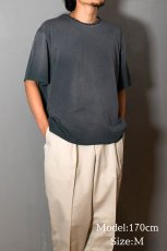 画像6: MOOJI MOOJI US Oversize Crop T-Shirt Sun Fade Enamel Green (6)