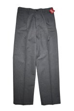 画像1: Deadstock Dockers Pleated Chino Trouser Individual Fit #7654 Charcoal (1)