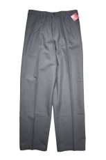 画像1: Deadstock Dockers Pleated Chino Trouser Individual Fit #4818 Charcoal (1)