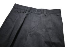 画像2: Deadstock Dockers Pleated Chino Trouser Loose Fit #8057 Charcoal (2)