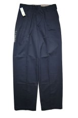 画像1: Deadstock Dockers Pleated Chino Trouser Relaxed Fit #1015 Navy (1)