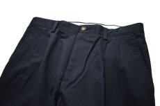 画像2: Deadstock Dockers Pleated Chino Trouser D3 Classic Fit #0002 Navy (2)