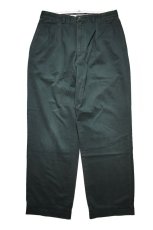 画像1: Used Polo Ralph Lauren Pleated Chino Trouser Green ラルフローレン (1)