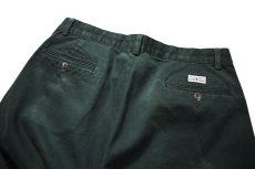 画像4: Used Polo Ralph Lauren Pleated Chino Trouser Green ラルフローレン (4)