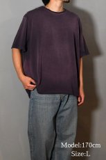 画像6: MOOJI MOOJI US Oversize Crop T-Shirt Aged Purple (6)