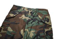 画像2: Used Us Army M-65 Field Pants Woodland Camo (2)