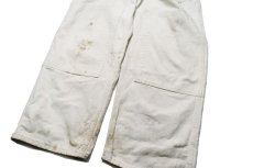 画像5: Used Carhartt Canvas Overall Natural made in USA (5)