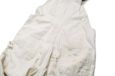 画像4: Used Carhartt Canvas Overall Natural made in USA (4)