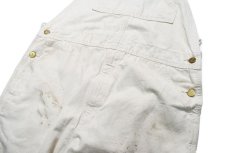 画像2: Used Carhartt Canvas Overall Natural made in USA (2)