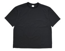 画像1: 【SALE】SEABEES "Active Set-up" Stretch Micro Ripstop Nylon T-Shirts Black (1)