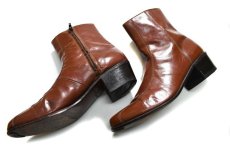 画像5: Used Florsheim Leather Boots Brown (5)