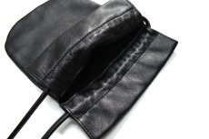 画像4: made in ASAKUSA Leather Gassai Bukuro Black (4)