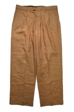 画像1: Deadstock Dockers Pleated Linen Trouser #4927 (1)