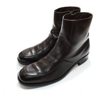 画像1: Used Florsheim Leather Boots Dark Brown (1)