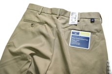 画像4: Deadstock Dockers Pleated Microfiber Slacks Pants Relaxed Fit #2224 Khaki (4)