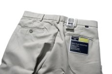 画像4: Deadstock Dockers Pleated Microfiber Slacks Pants Relaxed Fit #2202 Stone (4)