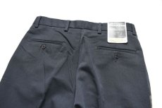 画像4: Deadstock Dockers Pleated Microfiber Slacks Pants Relaxed Fit #8918 Charcoal (4)