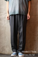 画像7: Deadstock Dockers Pleated Microfiber Slacks Pants Relaxed Fit #8918 Charcoal (7)