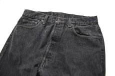 画像2: 89' Used Levi's 501 Denim Pants Black made in USA リーバイス (2)