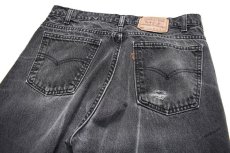 画像4: 90s Used Levi's 505 Denim Pants Black made in USA リーバイス (4)