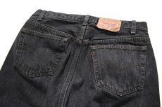 画像4: 89' Used Levi's 501 Denim Pants Black made in USA リーバイス (4)