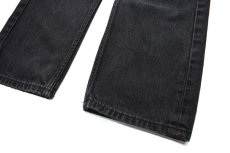 画像3: Used Levi's 505 Denim Pants Black リーバイス (3)