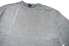 画像2: 【SALE】SEABEES Cotton / Rayon Chemical T-Shirts Grey (2)