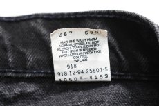 画像7: 94' Used Levi's 505 Denim Pants Black リーバイス (7)