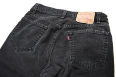 画像4: 00' Used Levi's 505 Denim Pants Black リーバイス (4)