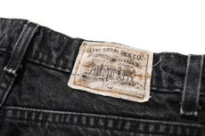 画像5: 94' Used Levi's 540 Denim Pants Black リーバイス (5)