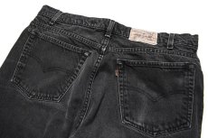 画像4: 94' Used Levi's 540 Denim Pants Black リーバイス (4)