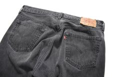 画像4: 90s Used Levi's 501 Denim Pants Black made in USA リーバイス (4)