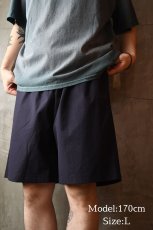 画像6: 【SALE】SEABEES "Active Set-up" Stretch Micro Ripstop Nylon Shorts Navy (6)