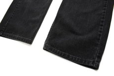 画像3: 00' Used Levi's 505 Denim Pants Black リーバイス (3)