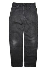 画像1: 96' Used Levi's 505 Denim Pants Black made in USA リーバイス (1)