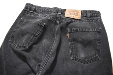 画像4: 97' Used Levi's 505 Denim Pants Black made in USA リーバイス (4)