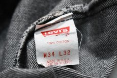 画像6: 89' Used Levi's 501 Denim Pants Black made in USA リーバイス (6)