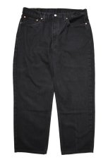 画像1: Used Levi's 550 Denim Pants Black リーバイス (1)