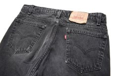 画像4: 96' Used Levi's 505 Denim Pants Black made in USA リーバイス (4)