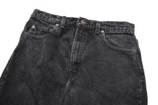 画像2: 94' Used Levi's 550 Denim Pants Black made in USA リーバイス (2)