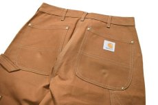 画像5: Deadstock Carhartt Duck Carpenter Pants Brown made in USA カーハート (5)